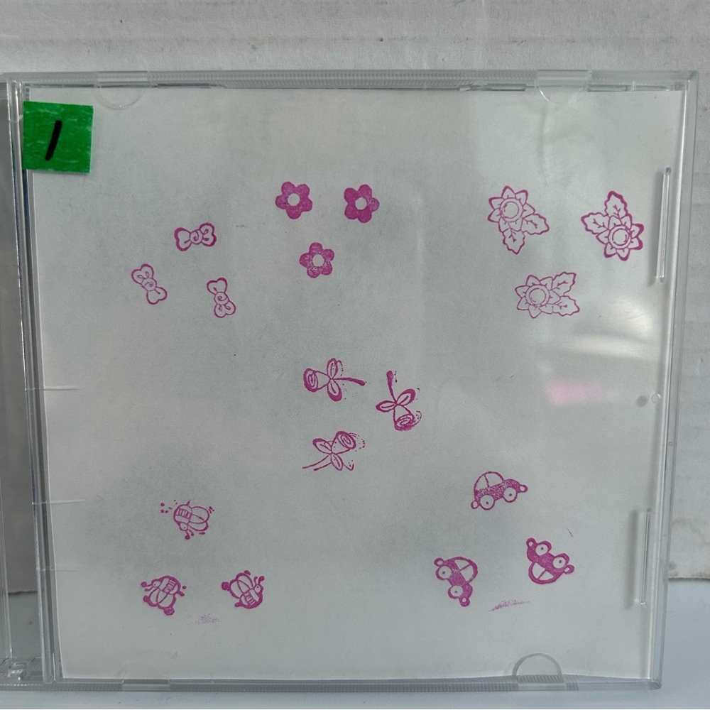 1️⃣Cling rubber stamps set #1 - 6 pcs